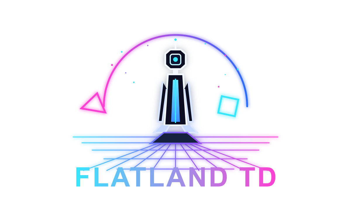 Flatland TD — неоновая Tower Defense