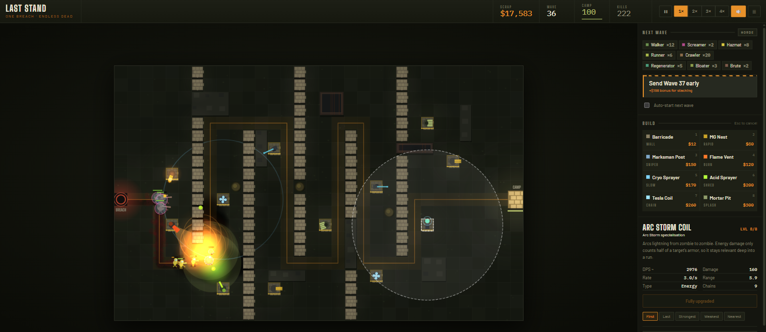 Last Stand — поле боя Tower Defense
